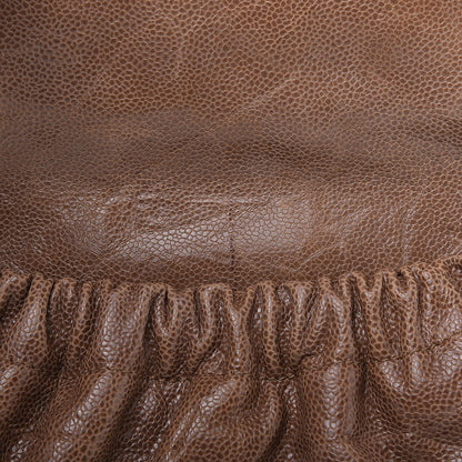 Chanel Caviar Quilted Medium Elastic Flap Brown 11 of 11