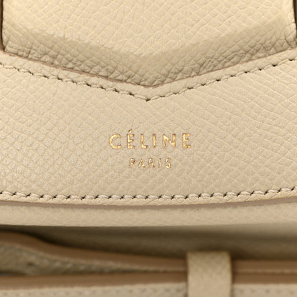 Celine Grained Calfskin Small Trotteur Linen 6 of 15