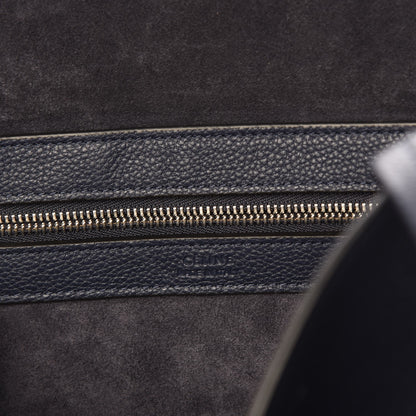 Celine Soft Grained Calfskin Small Belt Cabas Phantom Navy 6 of 8