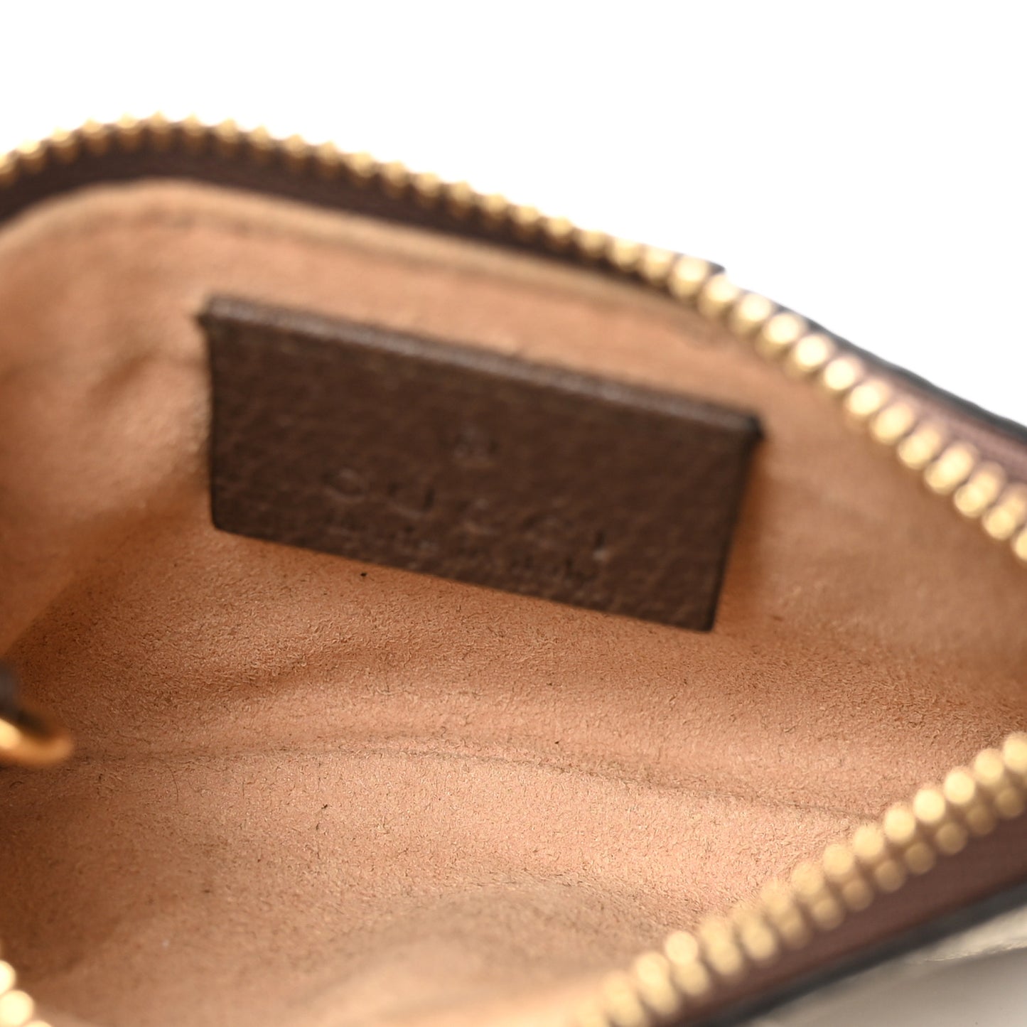 GG Supreme Monogram Web Ophidia Key Case Beige New Acero