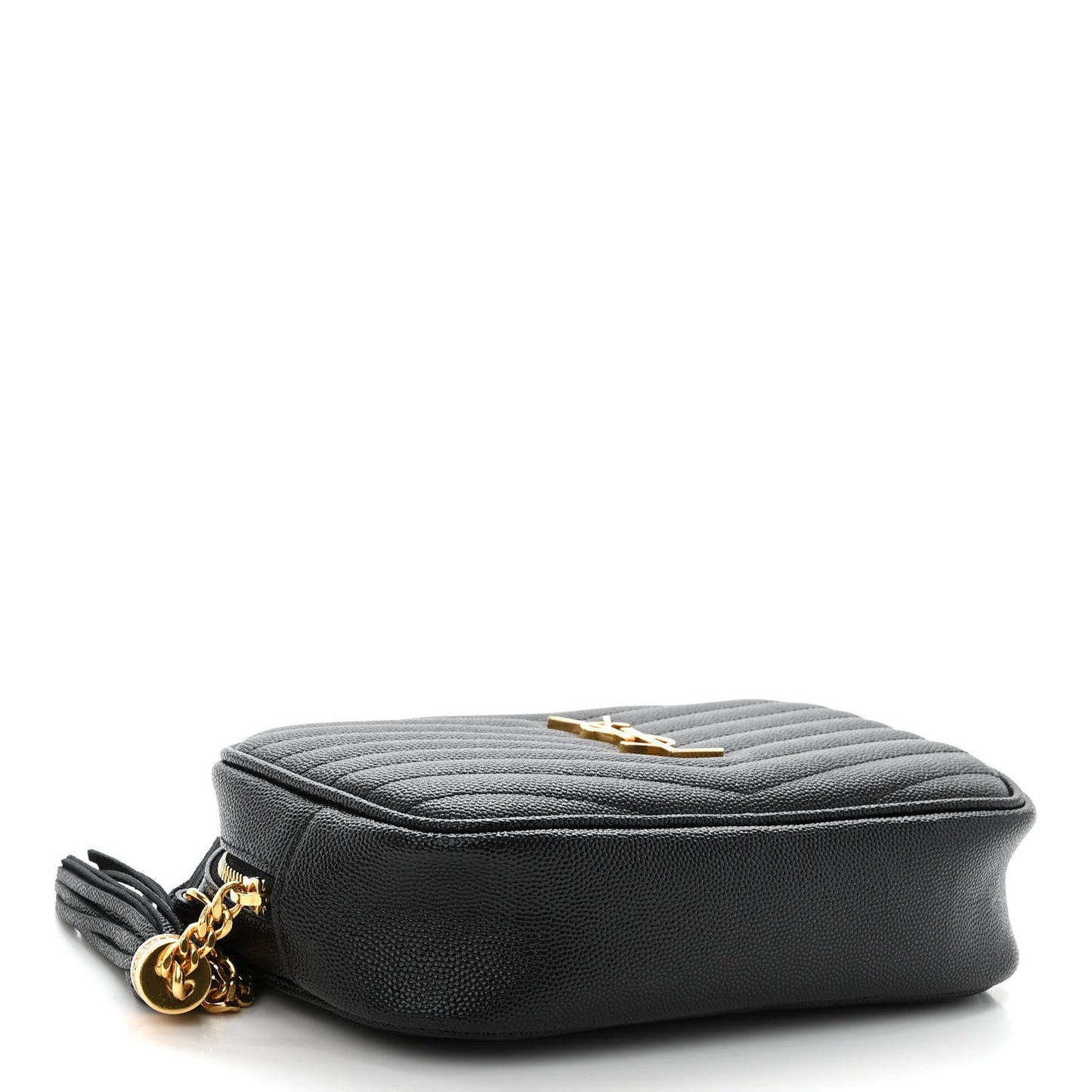 Grain De Poudre Matelasse Monogram Mini Lou Camera Bag Black