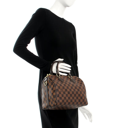Louis Vuitton Damier Ebene Speedy Bandouliere 25 3 of 8