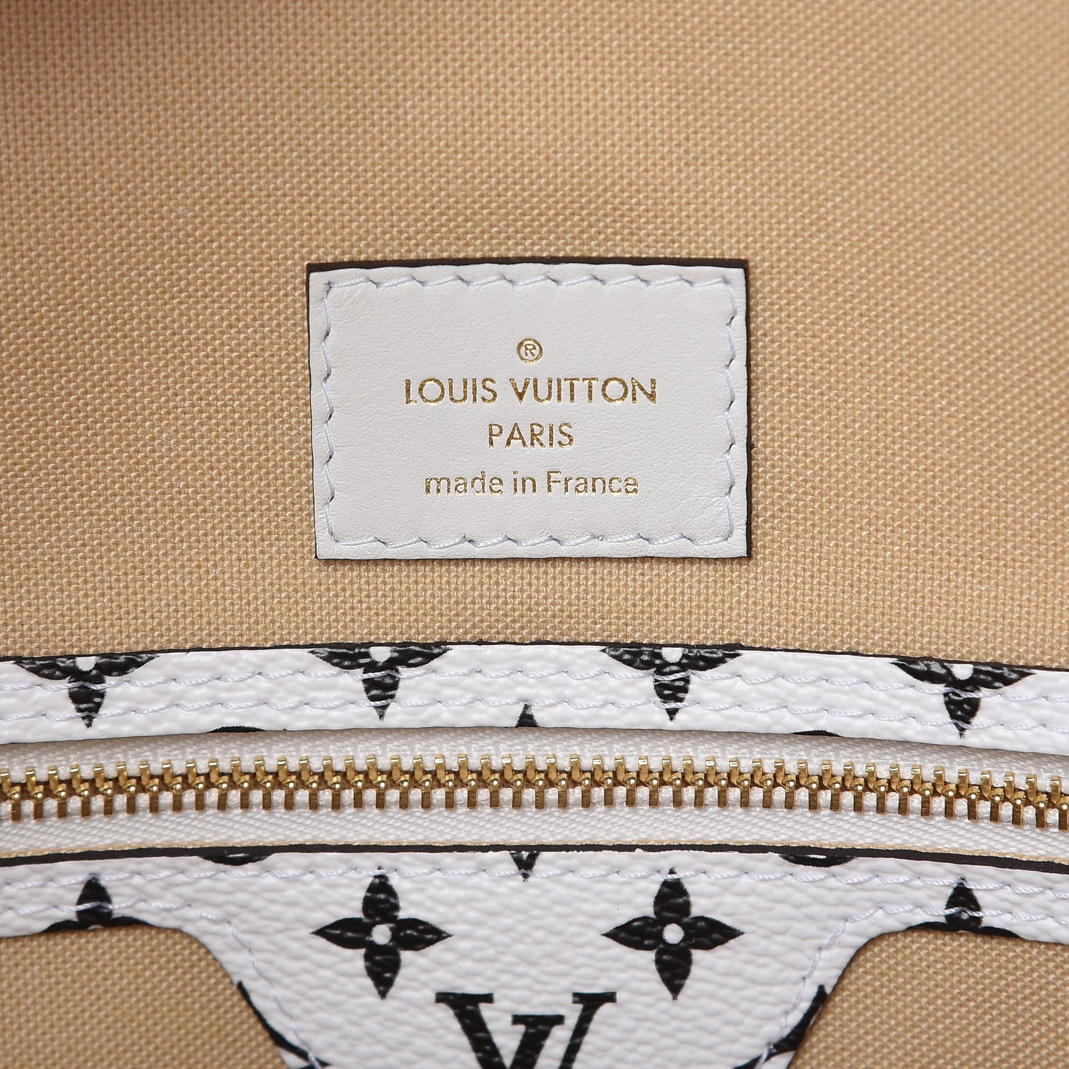 Louis Vuitton Monogram Giant Neverfull MM Kaki 8 of 11