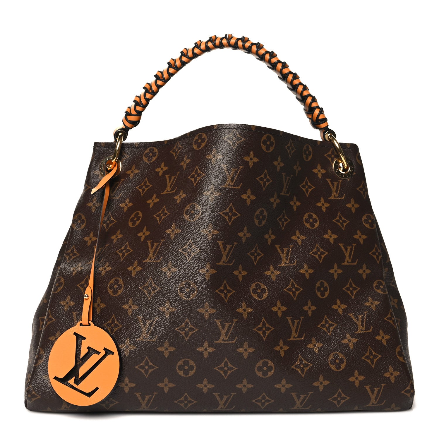 Louis Vuitton Monogram Braided Artsy MM Safran Imperial 1 of 9