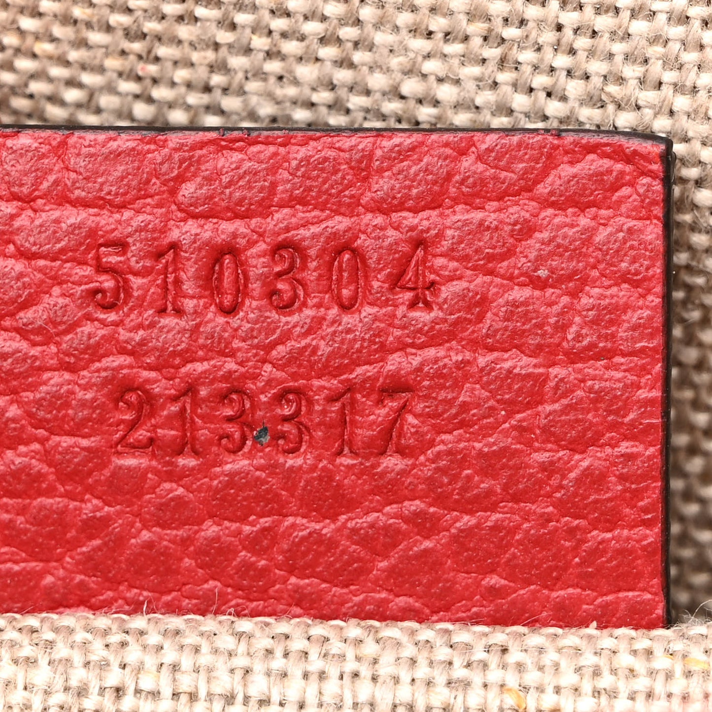 Dollar Calfskin Small Interlocking G Shoulder Bag Red