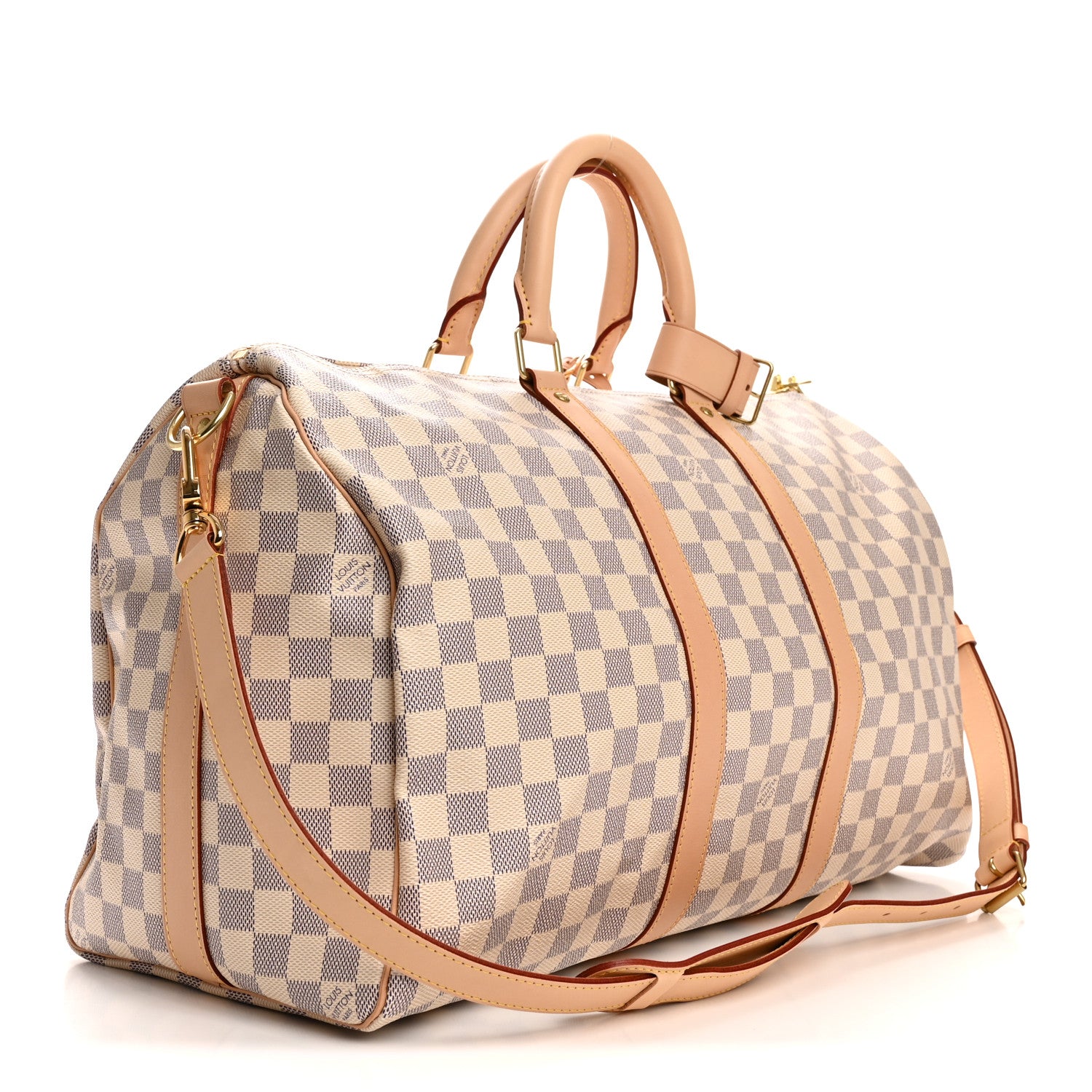 Louis Vuitton Damier Azur Keepall Bandouliere 45 2 of 11
