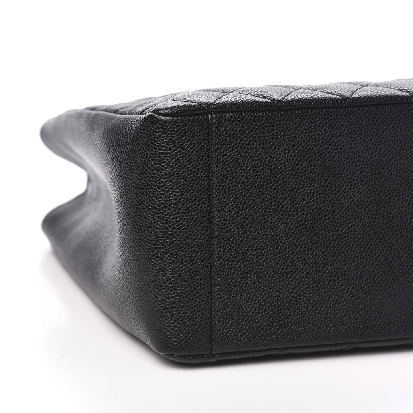 Caviar Quilted Grand Shopping Tote GST Black