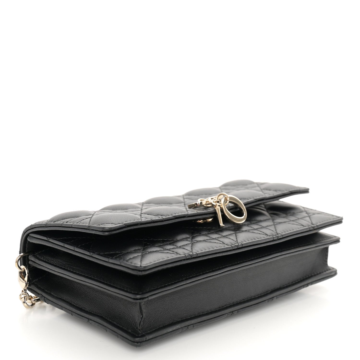 Christian Dior Lambskin Cannage Mini My Dior Bag Black 4 of 11