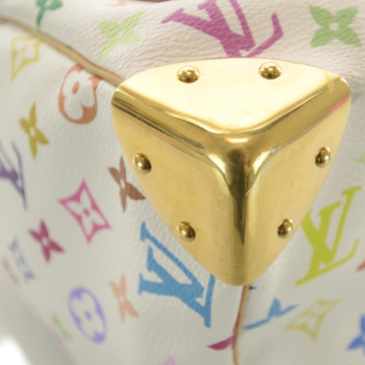 Louis Vuitton Monogram Multicolor Speedy 30 White 5 of 7