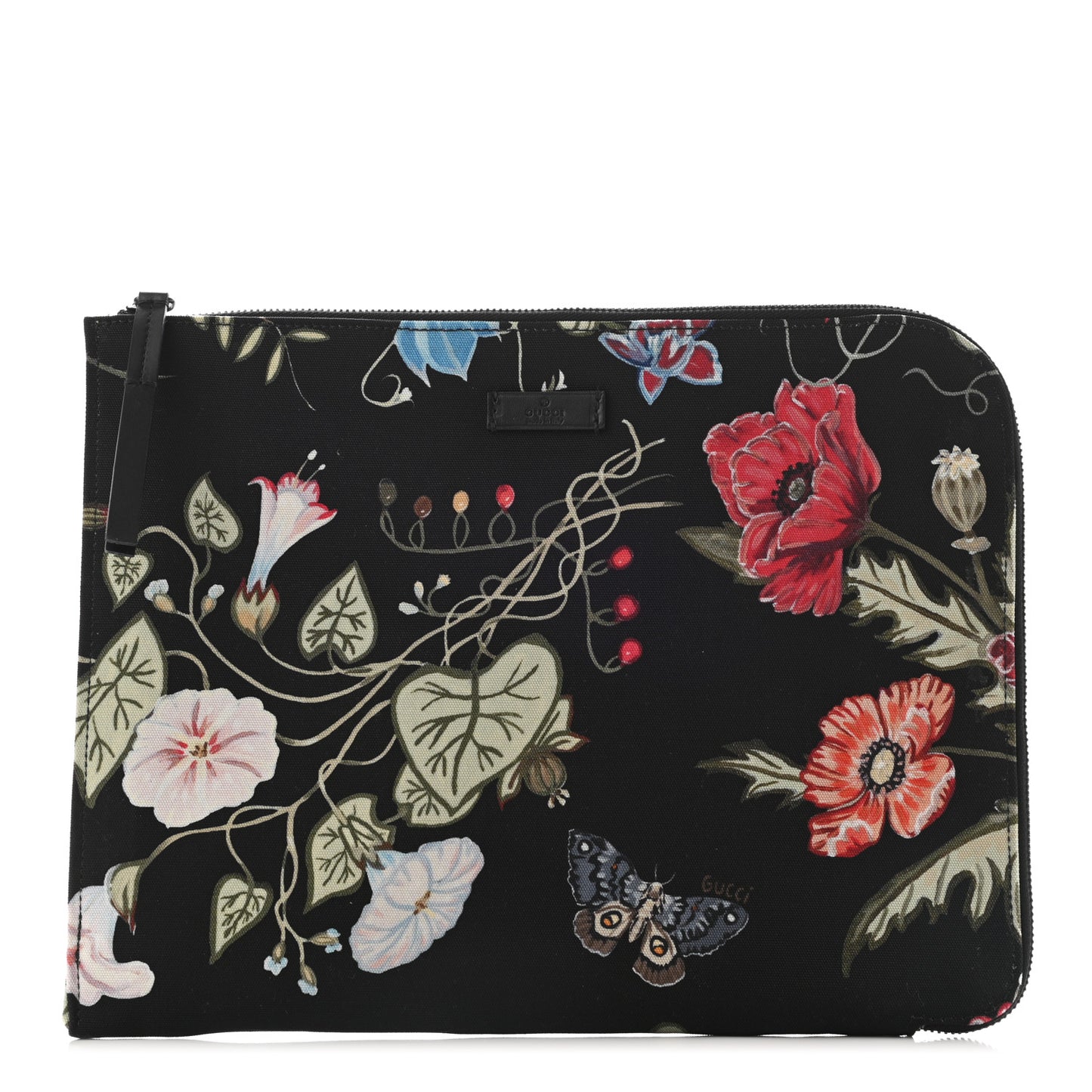 Canvas Flora Knight Travel Laptop Document Case Black
