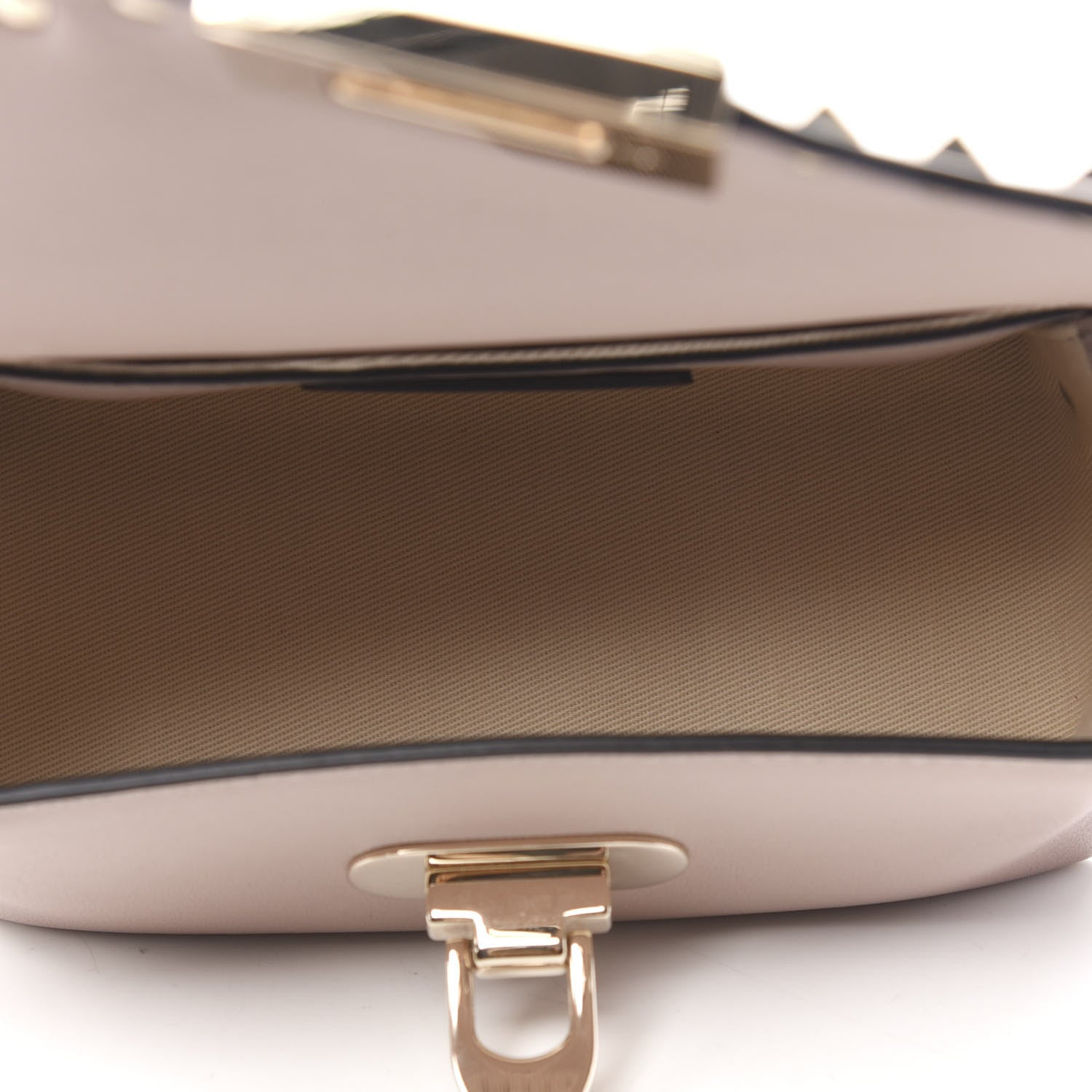 Valentino Garavani Calfskin Mini Rockstud Crossbody Bag Poudre 5 of 9