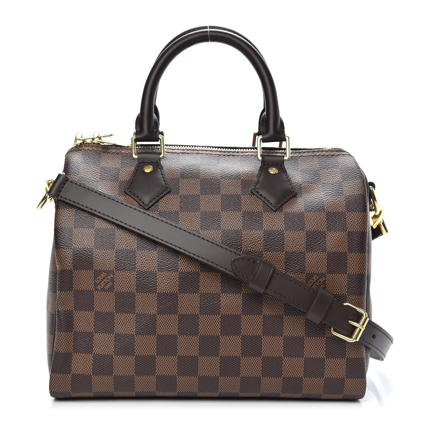 Damier Ebene Speedy Bandouliere 25