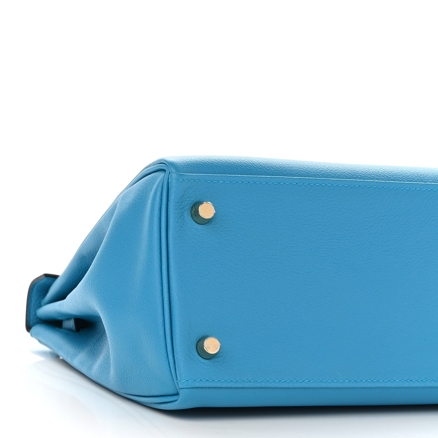 Hermes Evercolor Kelly Retourne 28 Bleu Zanzibar 9 of 10