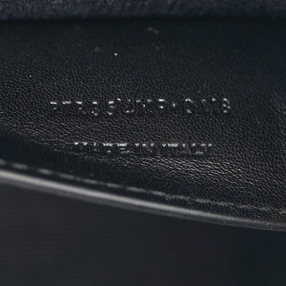 Saint Laurent Calfskin Crocodile Embossed Medium Classic Monogram Kate Tassel Satchel Deep Marine 7 of 15