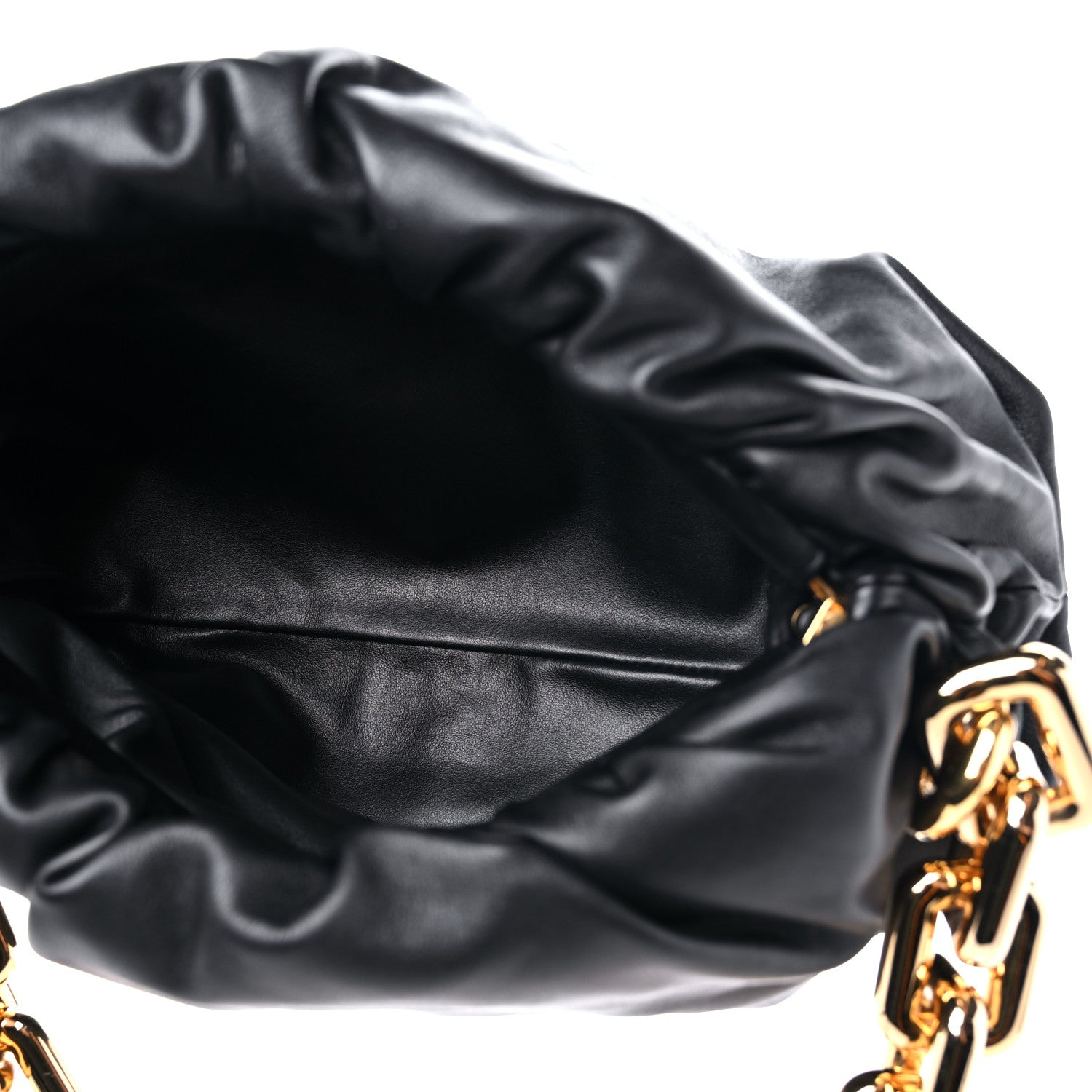 Bottega Veneta Calfskin The Pouch Chain Black 5 of 13