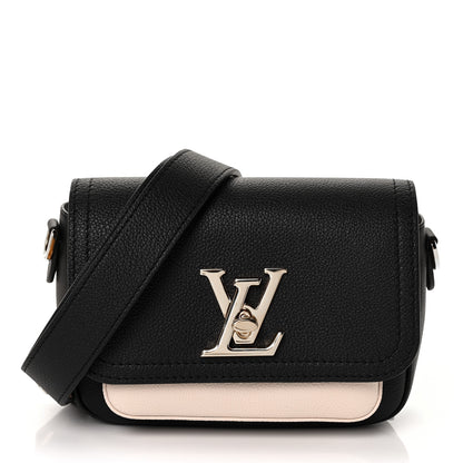 Louis Vuitton Grained Calfskin Lockme Tender Black 1 of 8