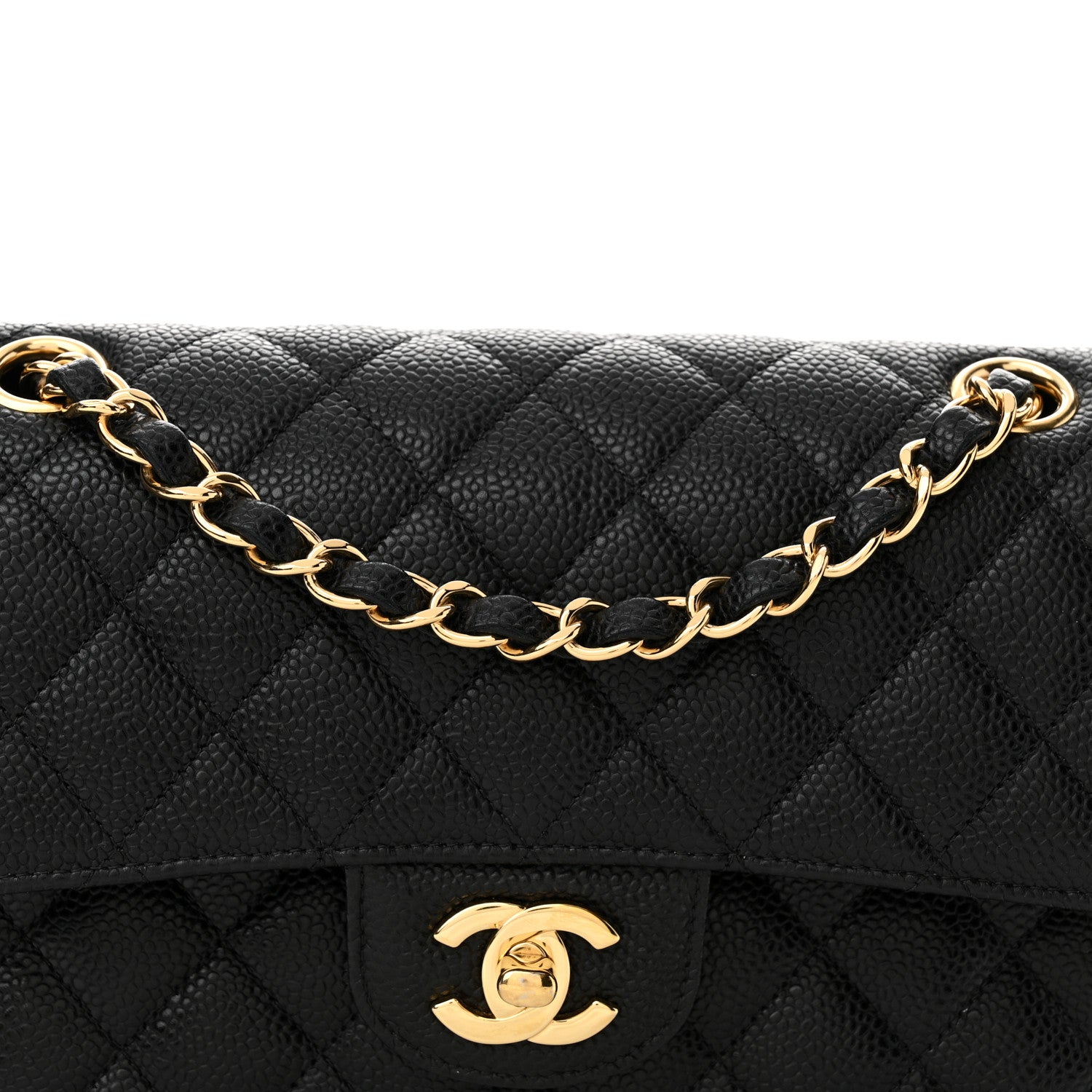 Chanel Caviar Quilted Small Double Flap Black 8 of 15
