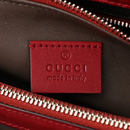 Gucci Snakeskin Small Zumi Top Handle Bag Romantic Cerise 6 of 13