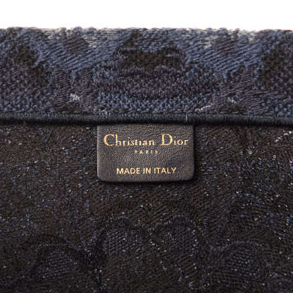 Christian Dior Canvas Embroidered Kaleidioroscopic Book Tote Blue 8 of 10