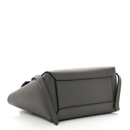 Celine Grained Calfskin Nano Belt Bag Grey 4 of 14