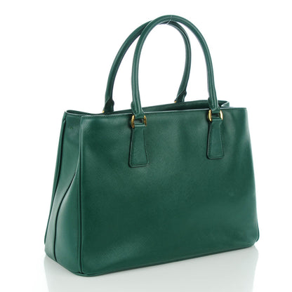 Prada Saffiano Lux Medium Tote Biliardo 3 of 10