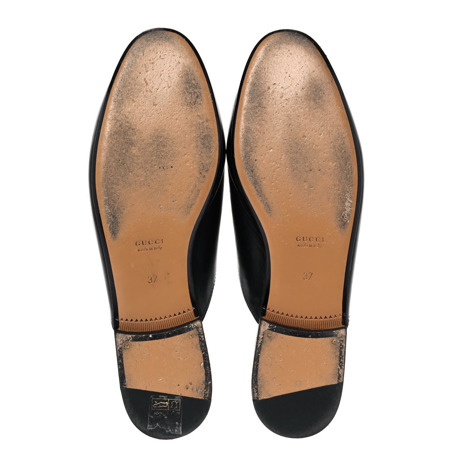 Gucci Calfskin Womens Princetown Slippers 37 Black 5 of 9