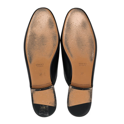 Gucci Calfskin Womens Princetown Slippers 37 Black 5 of 9