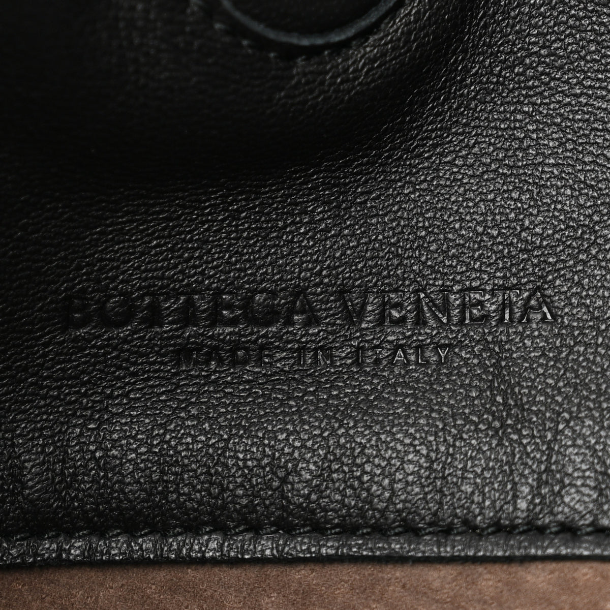 Nappa Intrecciato Medium Campana Shoulder Bag Black