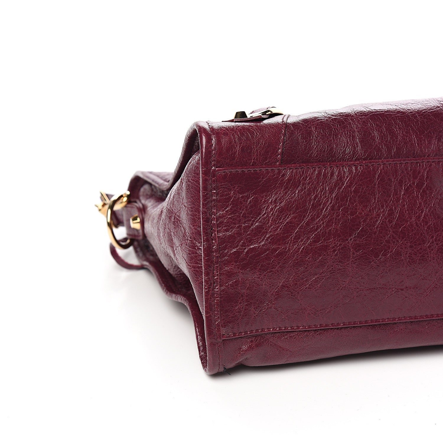 Balenciaga Agneau Classic Gold Hardware City Violet Prune 7 of 9