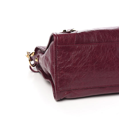 Balenciaga Agneau Classic Gold Hardware City Violet Prune 7 of 9