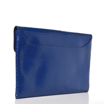 Givenchy Calfskin Dot Embossed Antigona Envelope Clutch Blue 3 of 7