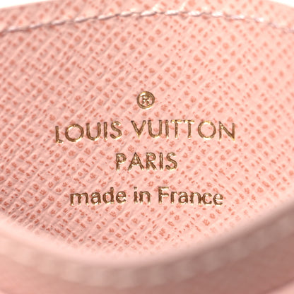 Louis Vuitton Monogram LV Charms Card Holder Rose Ballerine 6 of 7