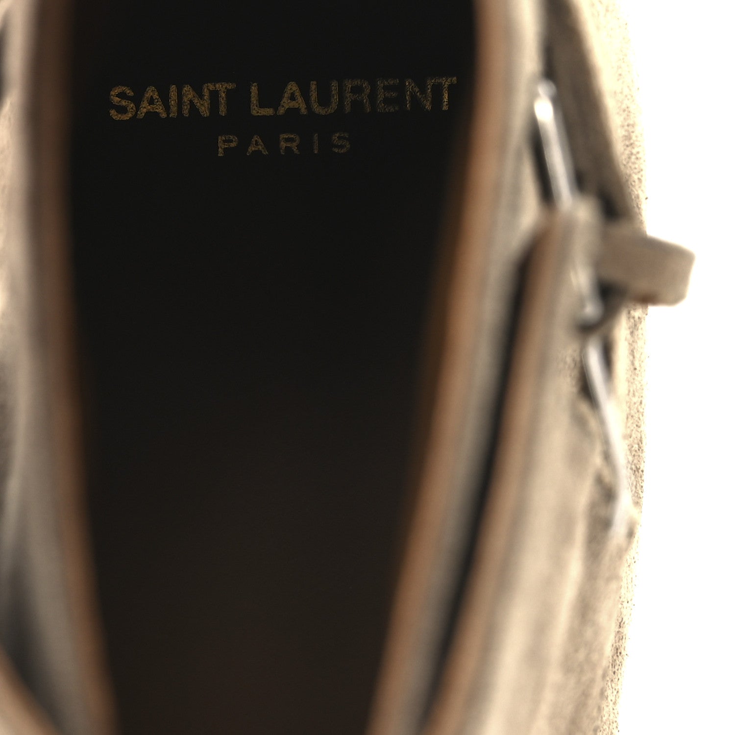Saint Laurent Jodhpur Suede Mens Wyatt 30 Boots 43 New Sigaro 8 of 13