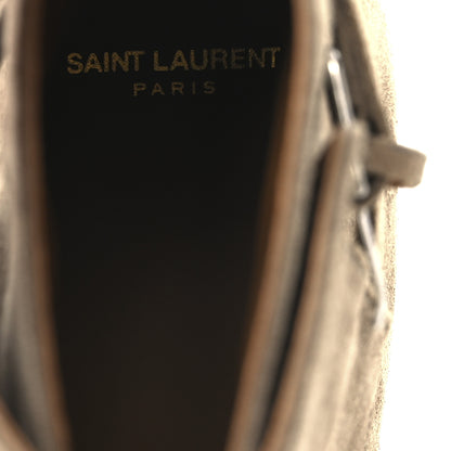 Saint Laurent Jodhpur Suede Mens Wyatt 30 Boots 43 New Sigaro 8 of 13