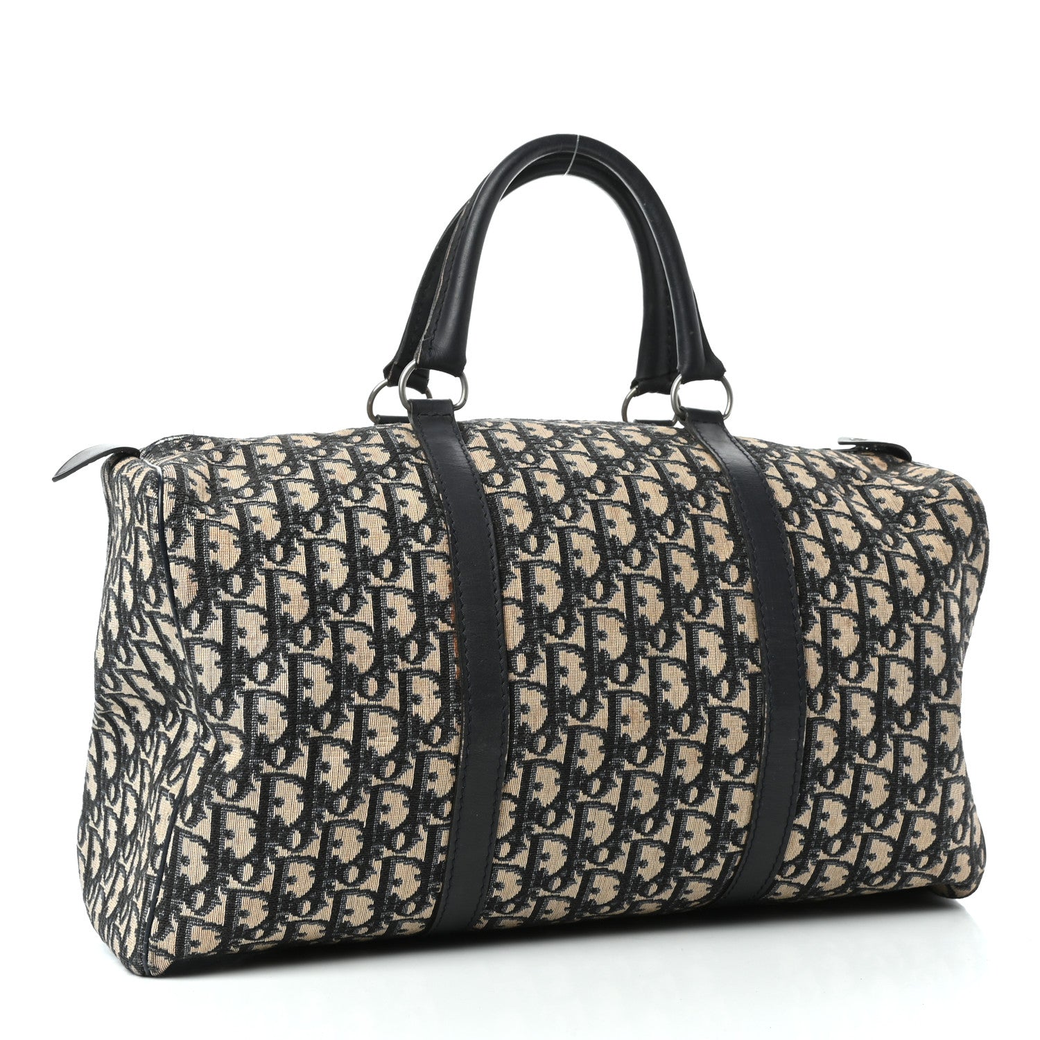 Christian Dior Monogram Duffle Navy Blue 3 of 11