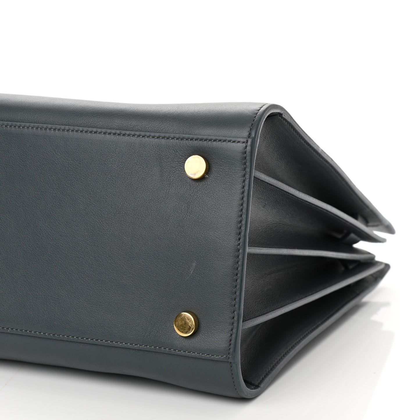 Calfskin Small Classic Sac De Jour Petrol