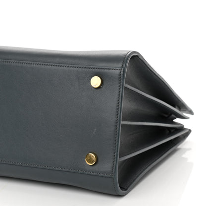 Saint Laurent Calfskin Small Classic Sac De Jour Petrol 8 of 9