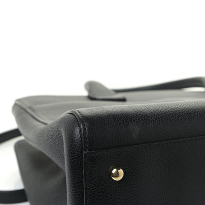 Chanel Grained Calfskin Medium Neo Executive Shopper Tote Black 22 of 23
