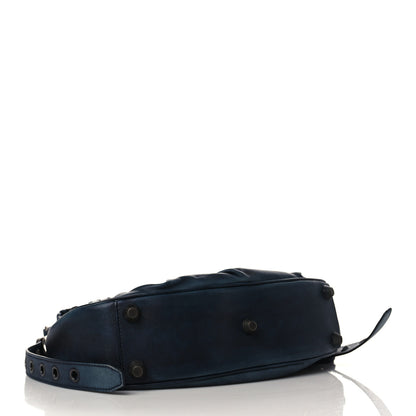 Balenciaga Used Calfskin Small Le Cagole Shoulder Bag Navy 3 of 8