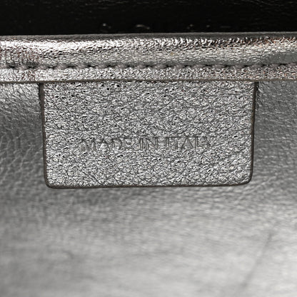 Celine Laminated Lambskin Nano Luggage Silver 7 of 17