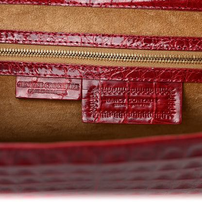 Nancy Gonzalez Crocodile Clutch Red 6 of 6