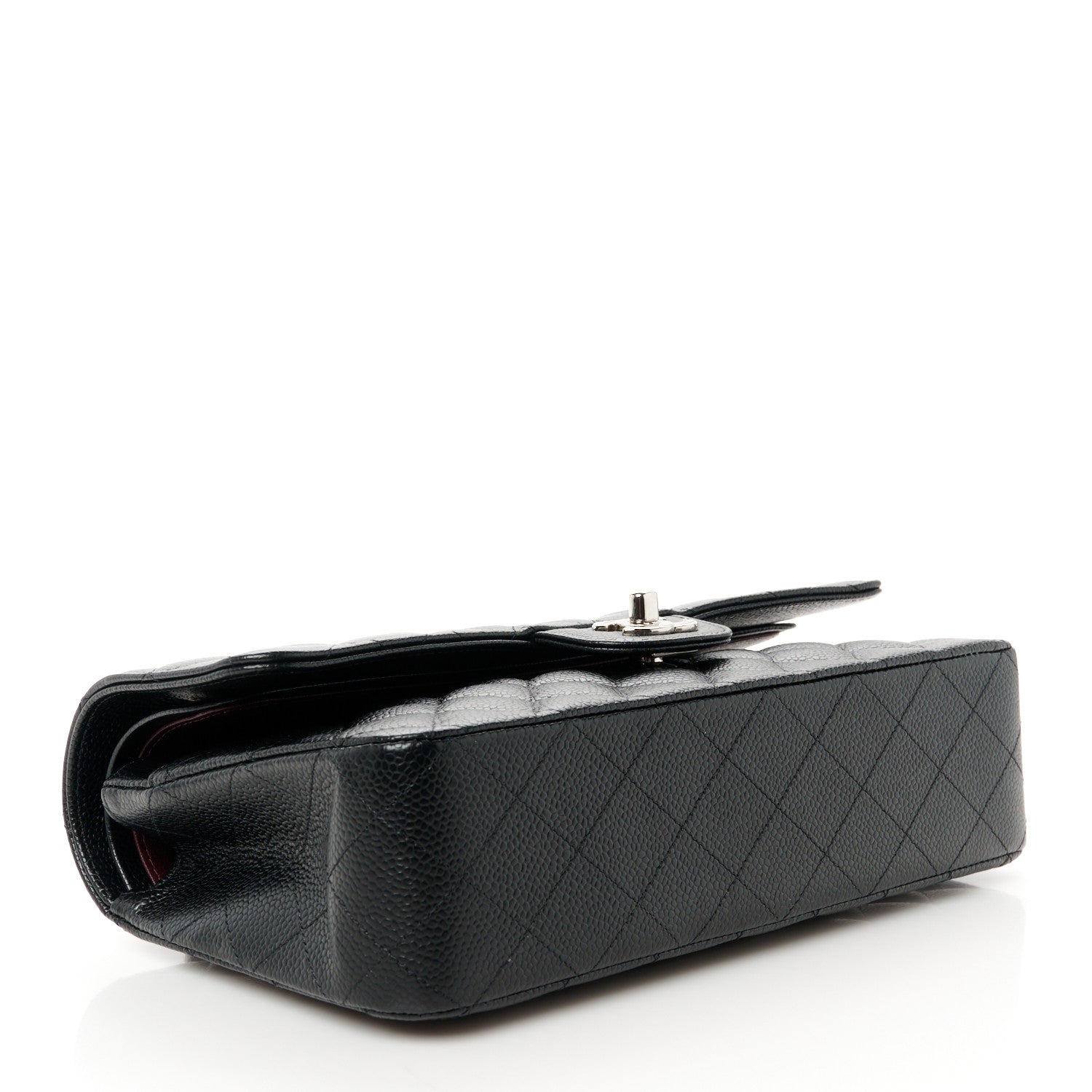 Chanel Caviar Quilted Medium Double Flap Black 4 of 12