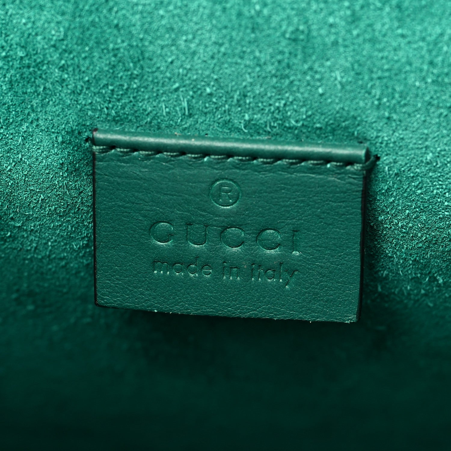 Gucci GG Supreme Monogram Embroidered Medium Dionysus Shoulder Bag Emerald 6 of 10