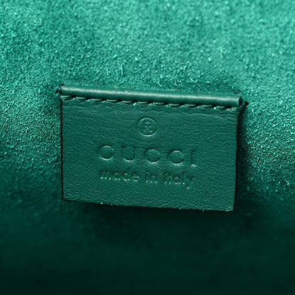 Gucci GG Supreme Monogram Embroidered Medium Dionysus Shoulder Bag Emerald 6 of 10