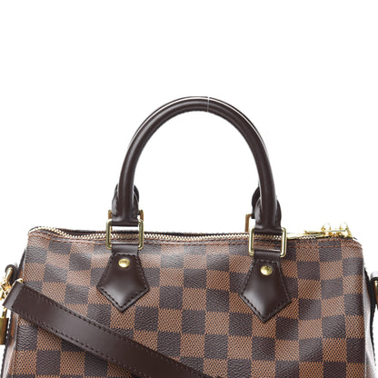Louis Vuitton Damier Ebene Speedy Bandouliere 25 10 of 10