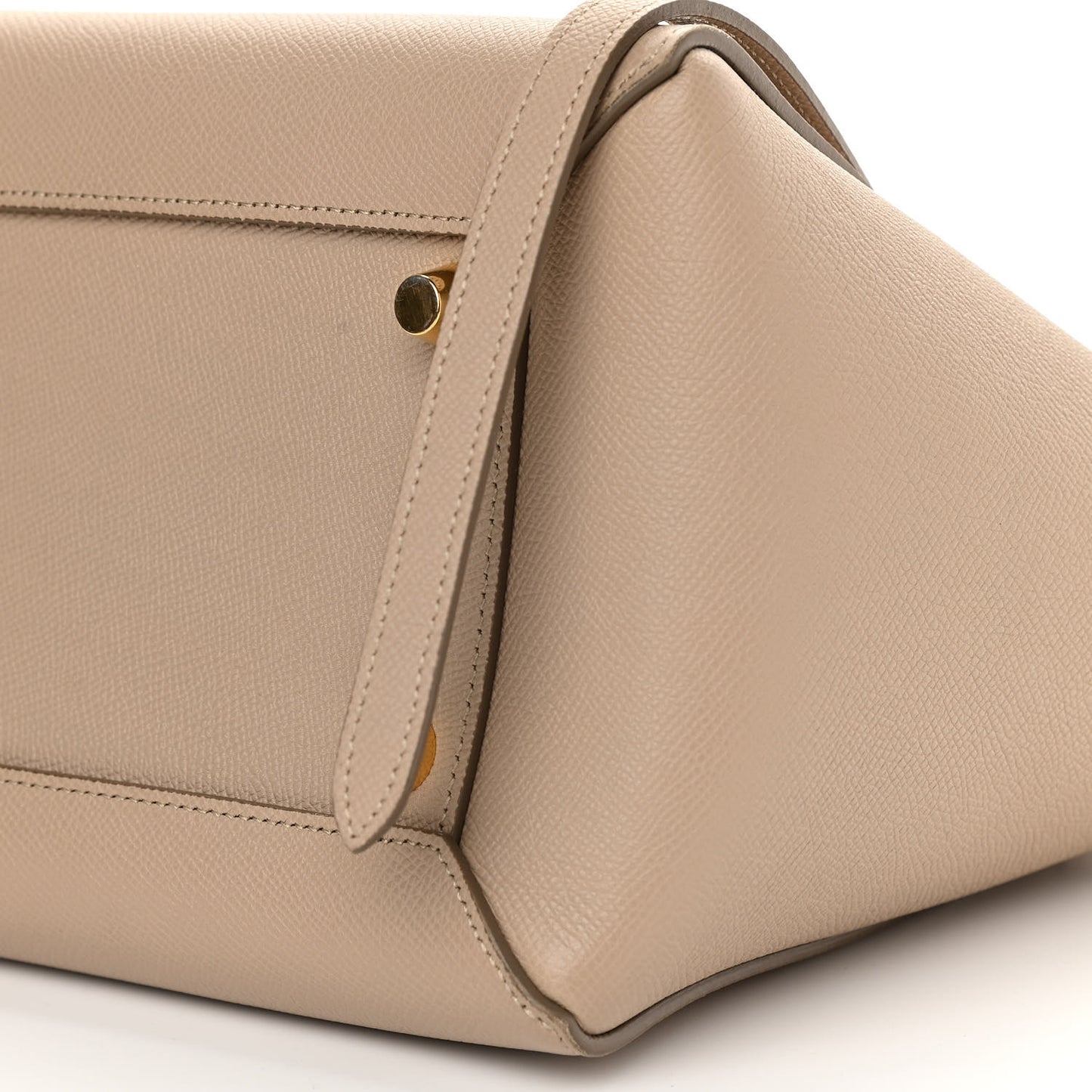 Grained Calfskin Mini Belt Bag Light Taupe