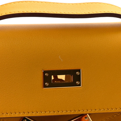 Hermes Swift Kelly Pochette Clutch Jaune Ambre 13 of 15