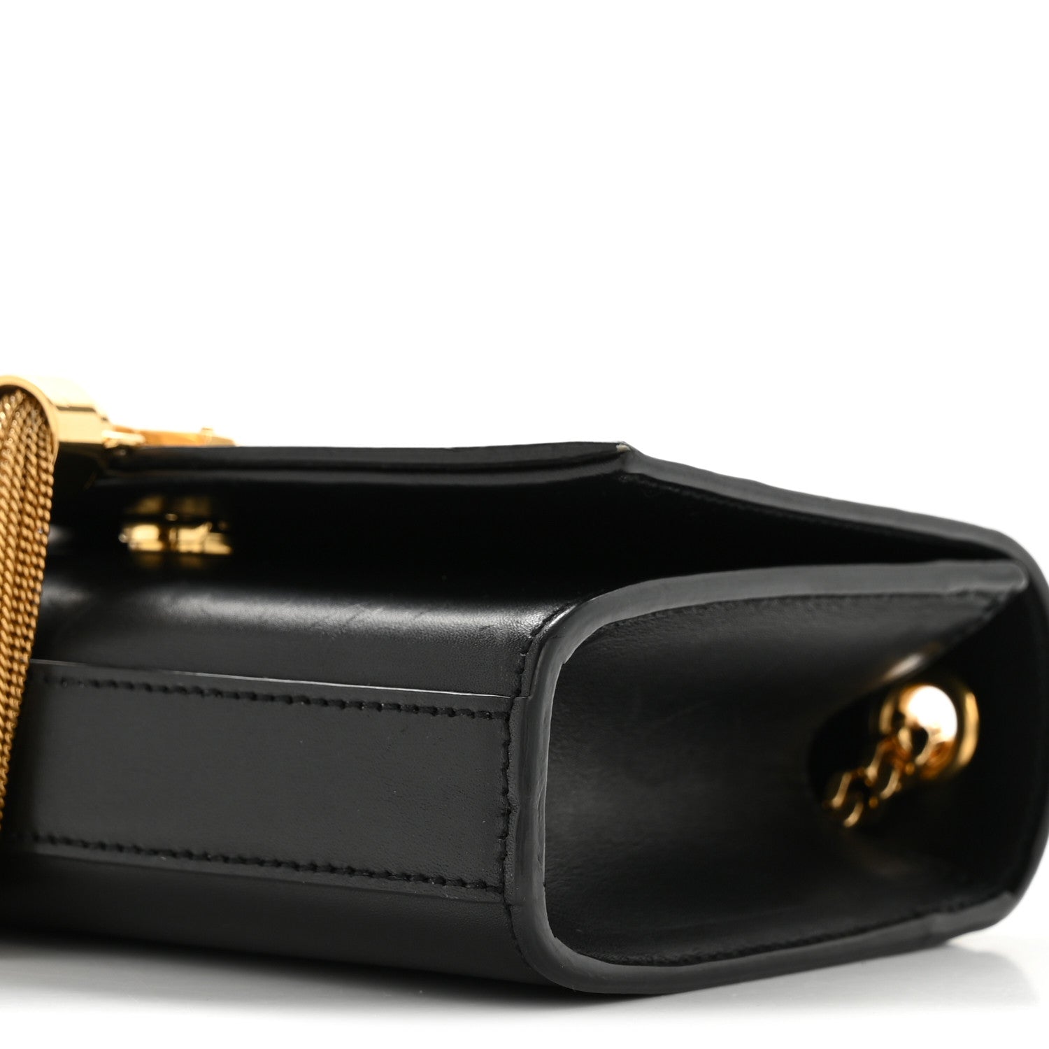 Saint Laurent Calfskin Small Classic Monogram Kate Tassel Satchel Black 10 of 15