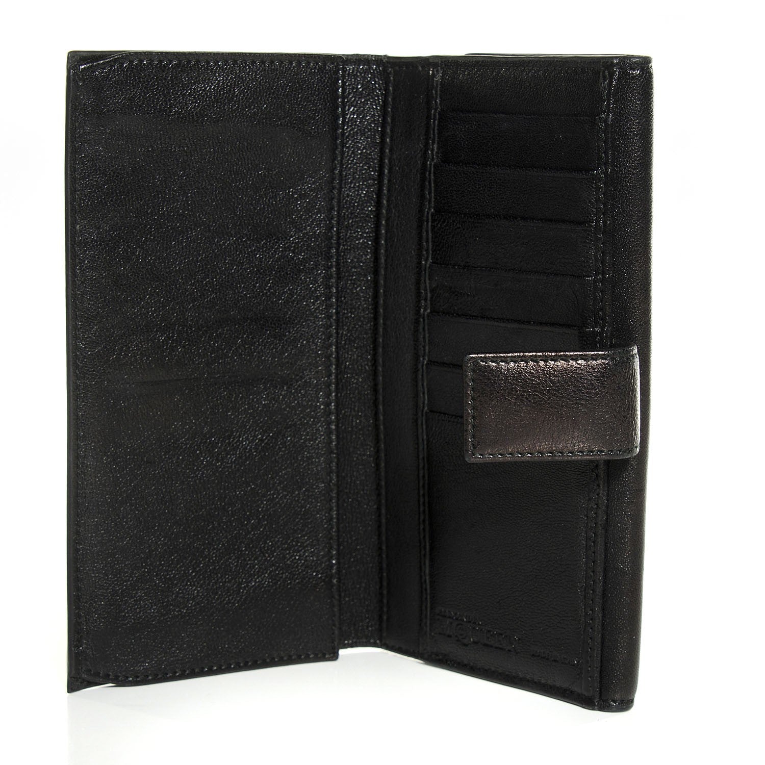 Alexander McQueen Calfskin Skull Continental Wallet Black 6 of 8