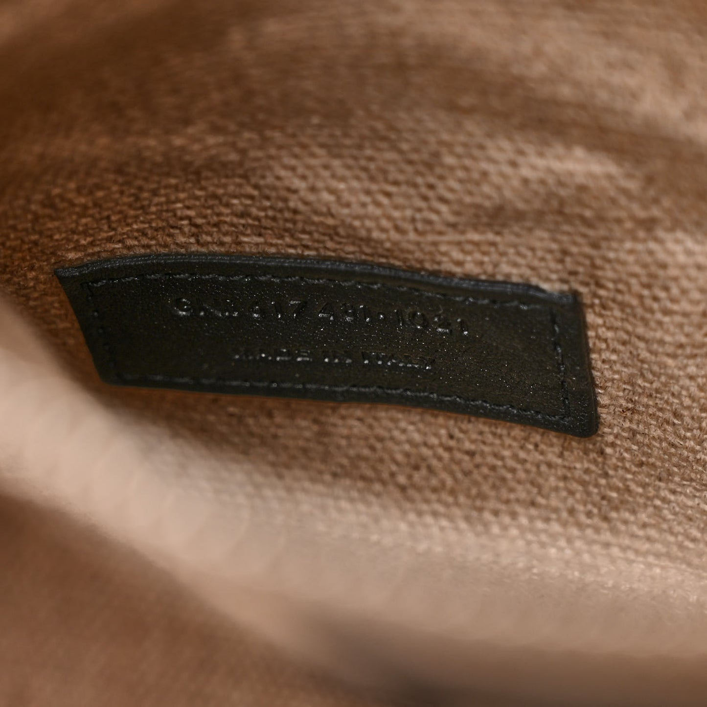 Linen Calfskin Small Rive Gauche Tote Greggio Natural